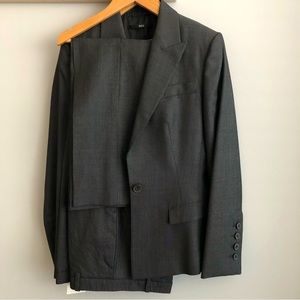 BOSS Hugo Boss Wool Silk Tailored Jacket Pant Suit 0